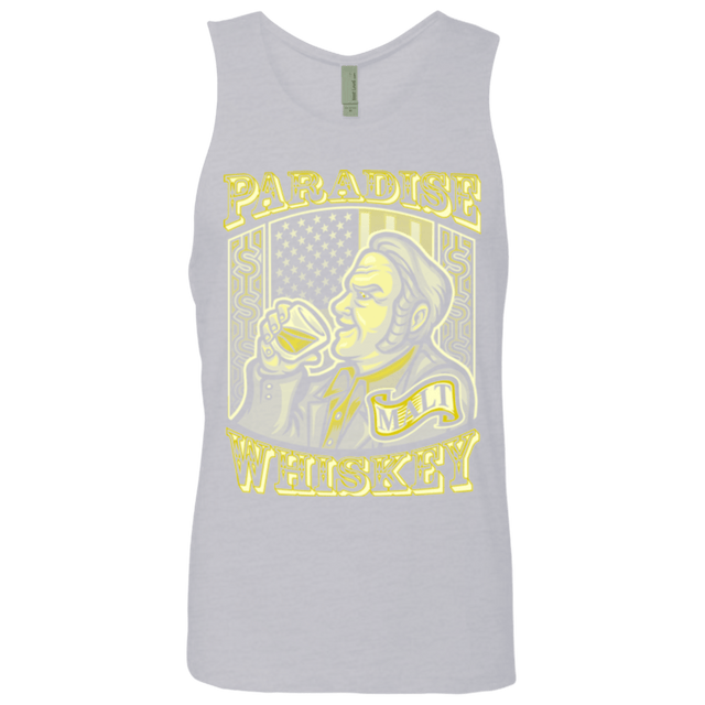 T-Shirts Heather Grey / Small Paradise Whiskey Men's Premium Tank Top