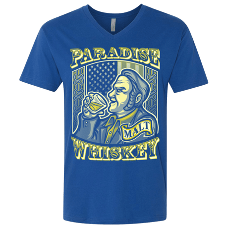 T-Shirts Royal / X-Small Paradise Whiskey Men's Premium V-Neck