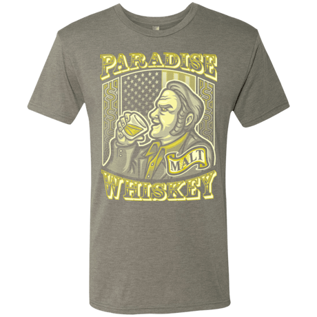 T-Shirts Venetian Grey / Small Paradise Whiskey Men's Triblend T-Shirt