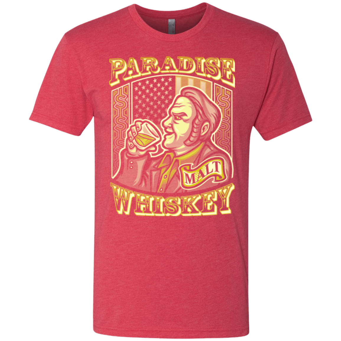 T-Shirts Vintage Red / Small Paradise Whiskey Men's Triblend T-Shirt