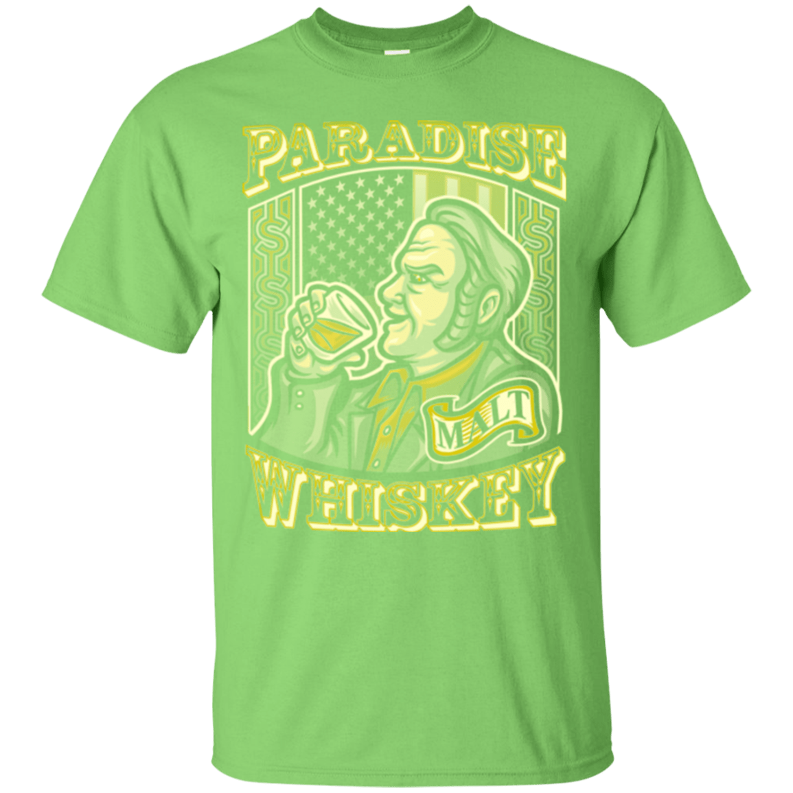 T-Shirts Lime / Small Paradise Whiskey T-Shirt