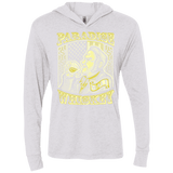 T-Shirts Heather White / X-Small Paradise Whiskey Triblend Long Sleeve Hoodie Tee