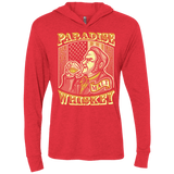 T-Shirts Vintage Red / X-Small Paradise Whiskey Triblend Long Sleeve Hoodie Tee