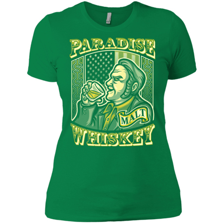 T-Shirts Kelly Green / X-Small Paradise Whiskey Women's Premium T-Shirt
