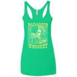 T-Shirts Envy / X-Small Paradise Whiskey Women's Triblend Racerback Tank