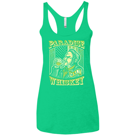 T-Shirts Envy / X-Small Paradise Whiskey Women's Triblend Racerback Tank