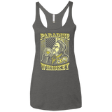 T-Shirts Premium Heather / X-Small Paradise Whiskey Women's Triblend Racerback Tank