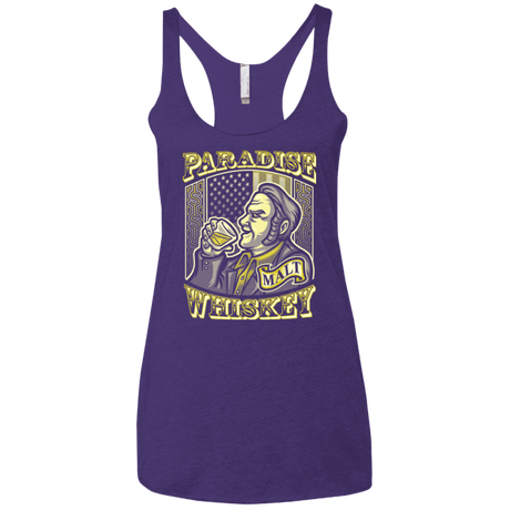 T-Shirts Purple / X-Small Paradise Whiskey Women's Triblend Racerback Tank