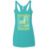 T-Shirts Tahiti Blue / X-Small Paradise Whiskey Women's Triblend Racerback Tank