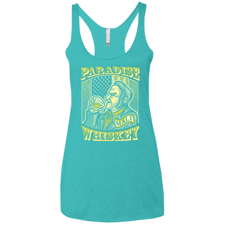 T-Shirts Tahiti Blue / X-Small Paradise Whiskey Women's Triblend Racerback Tank