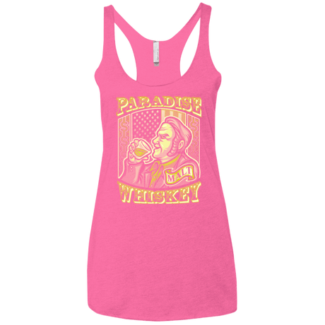 T-Shirts Vintage Pink / X-Small Paradise Whiskey Women's Triblend Racerback Tank