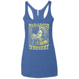 T-Shirts Vintage Royal / X-Small Paradise Whiskey Women's Triblend Racerback Tank