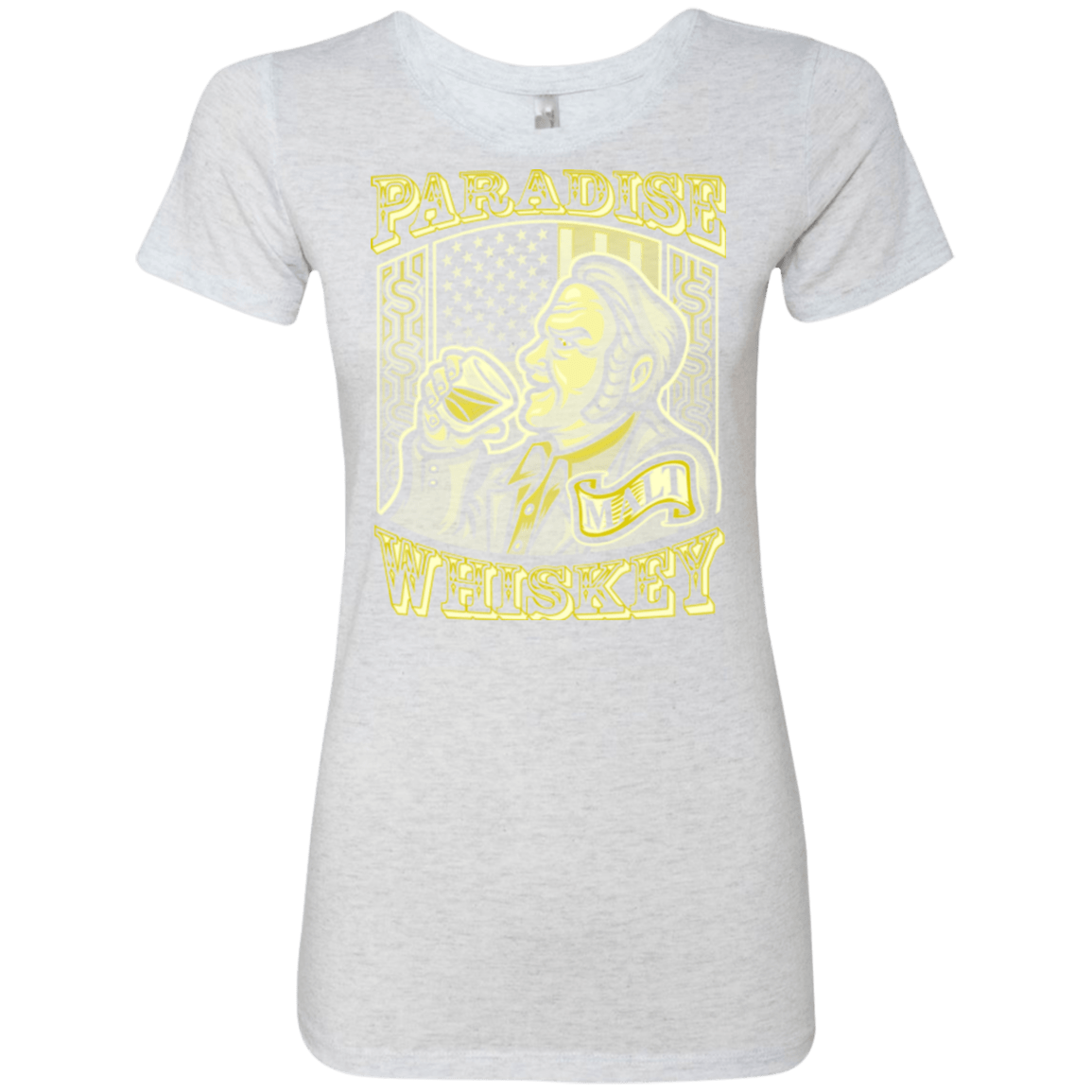 T-Shirts Heather White / Small Paradise Whiskey Women's Triblend T-Shirt