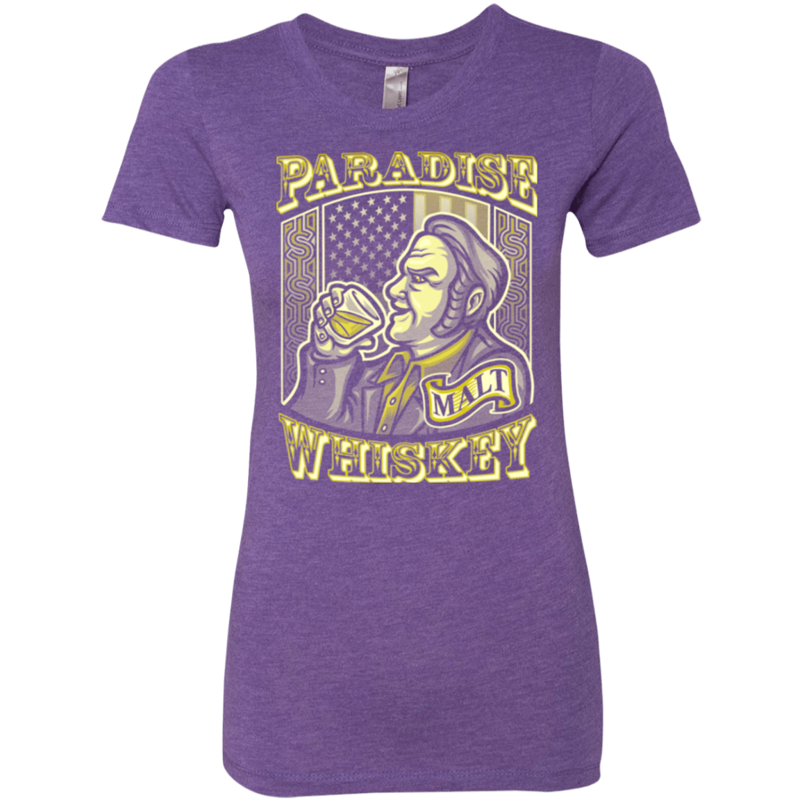 T-Shirts Purple Rush / Small Paradise Whiskey Women's Triblend T-Shirt