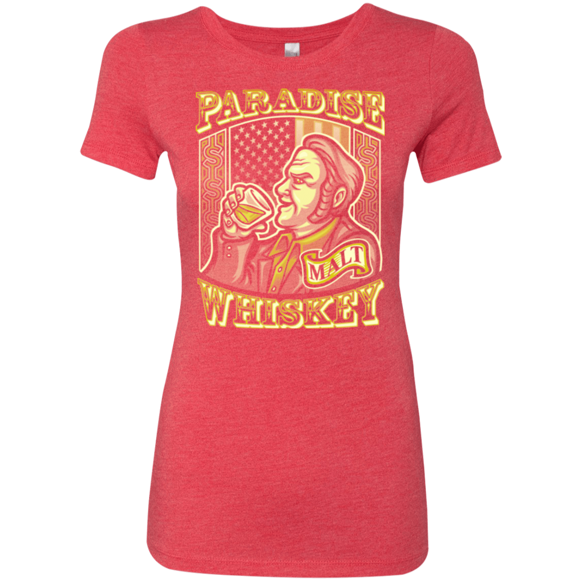 T-Shirts Vintage Red / Small Paradise Whiskey Women's Triblend T-Shirt