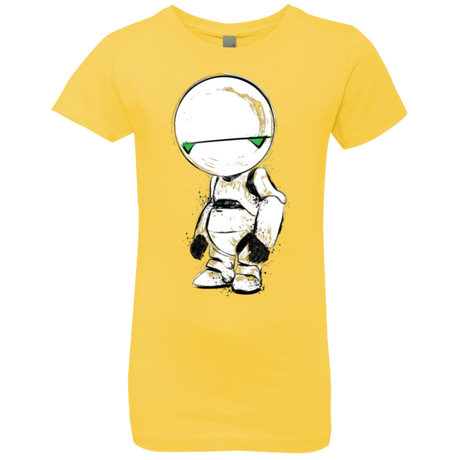 T-Shirts Vibrant Yellow / YXS Paranoid Android Girls Premium T-Shirt