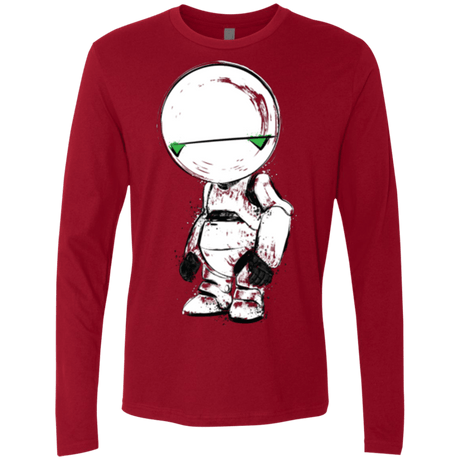 T-Shirts Cardinal / Small Paranoid Android Men's Premium Long Sleeve