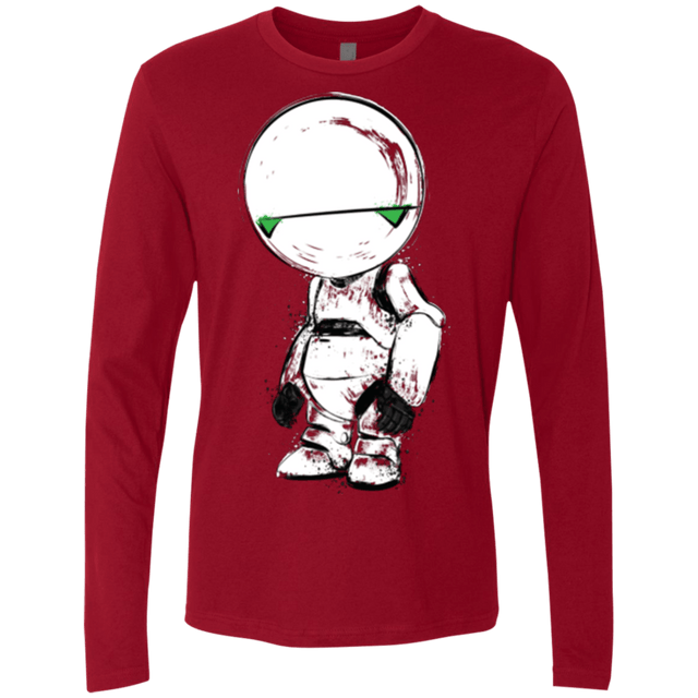 T-Shirts Cardinal / Small Paranoid Android Men's Premium Long Sleeve