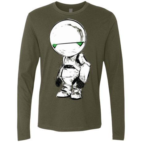 T-Shirts Military Green / Small Paranoid Android Men's Premium Long Sleeve