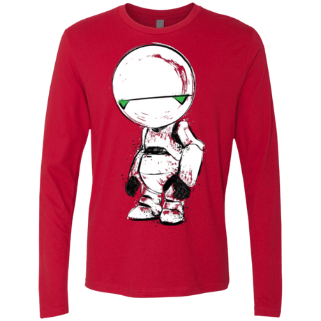 T-Shirts Red / Small Paranoid Android Men's Premium Long Sleeve