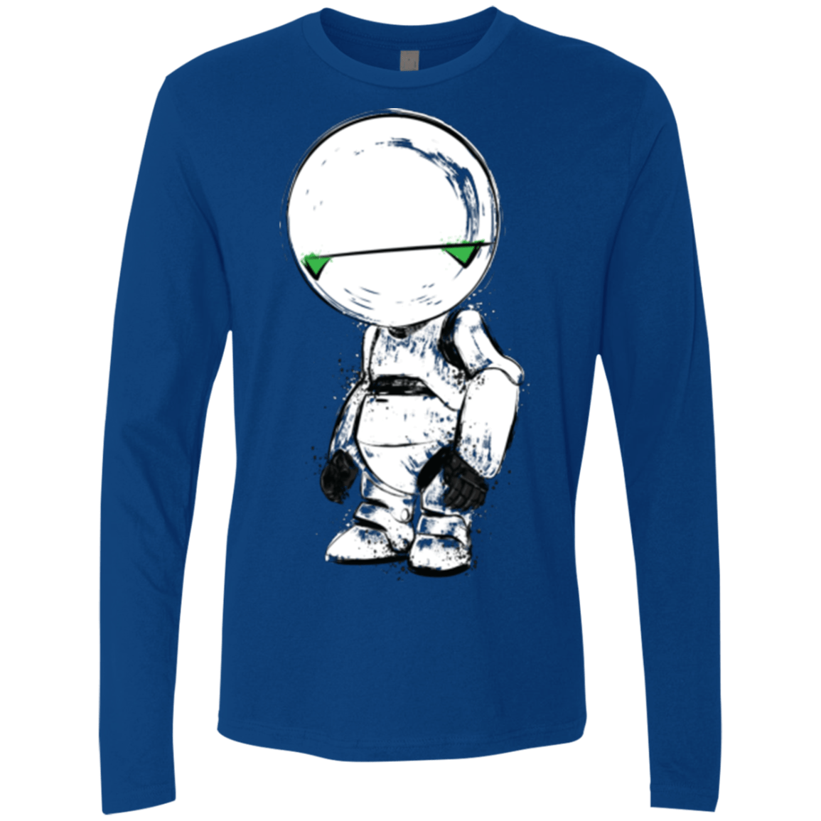 T-Shirts Royal / Small Paranoid Android Men's Premium Long Sleeve