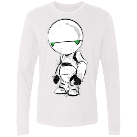 T-Shirts White / Small Paranoid Android Men's Premium Long Sleeve