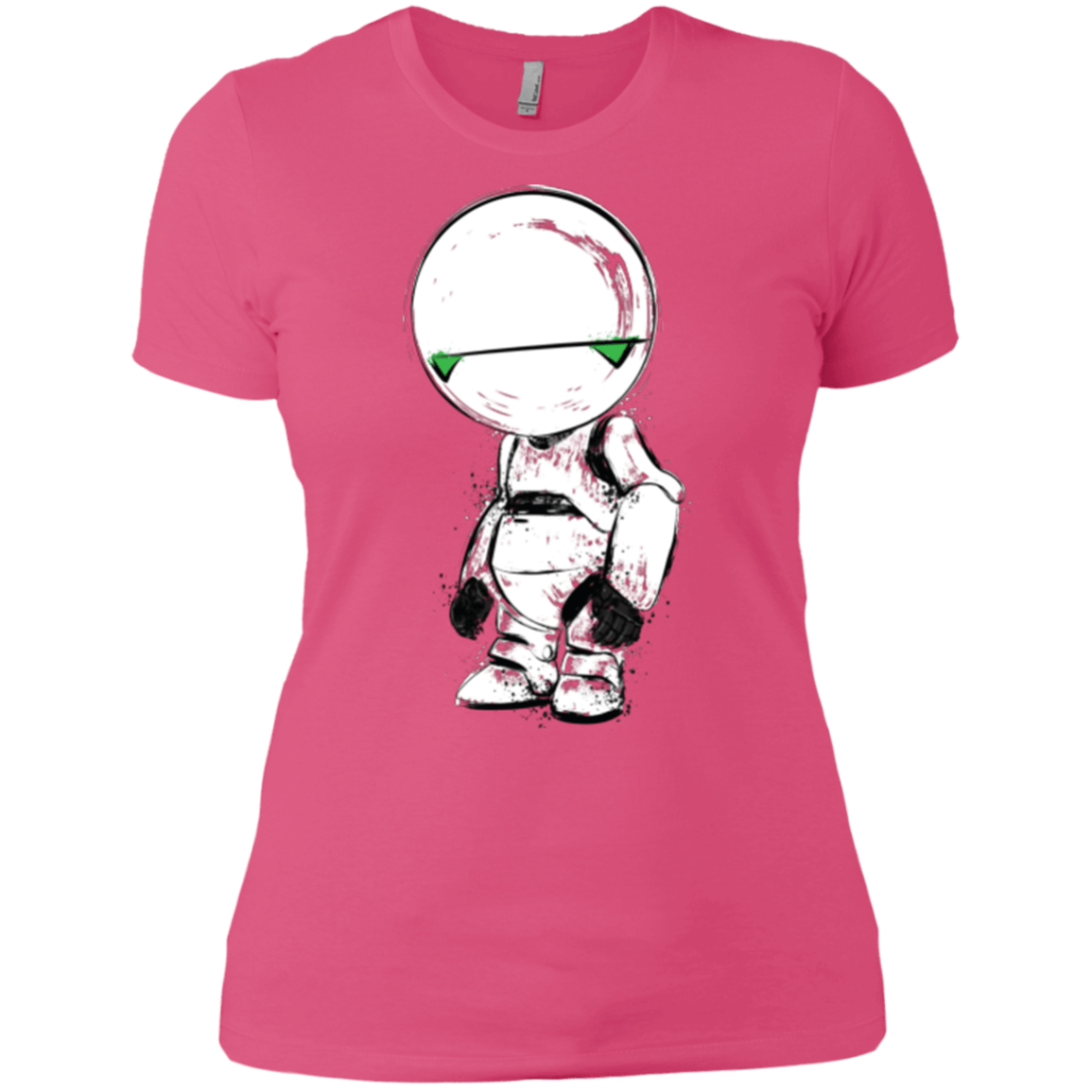 T-Shirts Hot Pink / X-Small Paranoid Android Women's Premium T-Shirt
