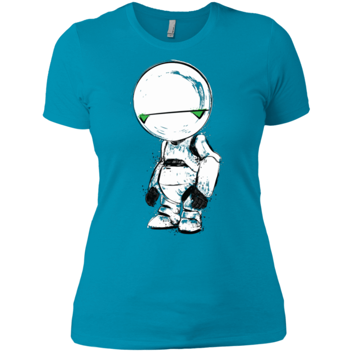 T-Shirts Turquoise / X-Small Paranoid Android Women's Premium T-Shirt
