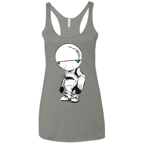 T-Shirts Venetian Grey / X-Small Paranoid Android Women's Triblend Racerback Tank