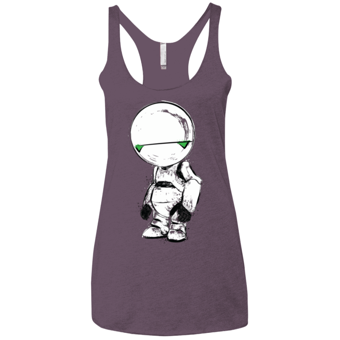 T-Shirts Vintage Purple / X-Small Paranoid Android Women's Triblend Racerback Tank