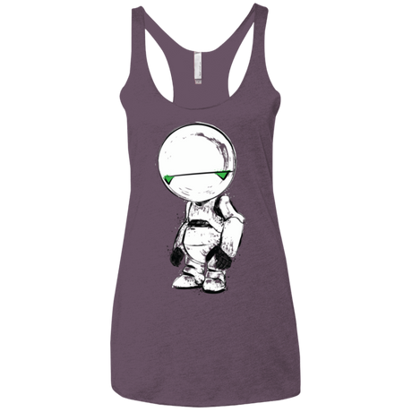 T-Shirts Vintage Purple / X-Small Paranoid Android Women's Triblend Racerback Tank