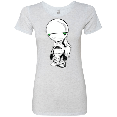 T-Shirts Heather White / Small Paranoid Android Women's Triblend T-Shirt