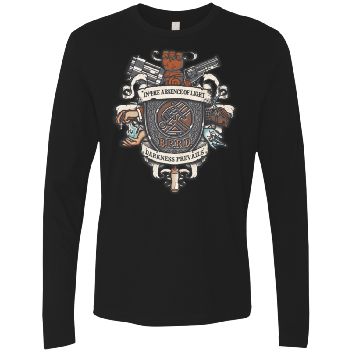 T-Shirts Black / Small Paranormal Bureau Men's Premium Long Sleeve