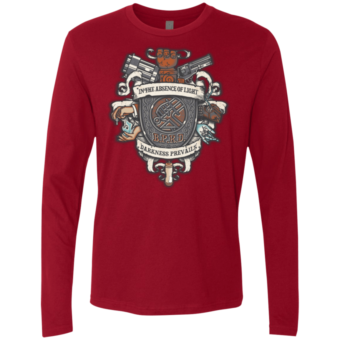 T-Shirts Cardinal / Small Paranormal Bureau Men's Premium Long Sleeve