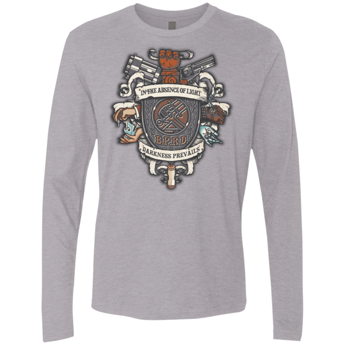 T-Shirts Heather Grey / Small Paranormal Bureau Men's Premium Long Sleeve