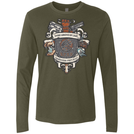 T-Shirts Military Green / Small Paranormal Bureau Men's Premium Long Sleeve