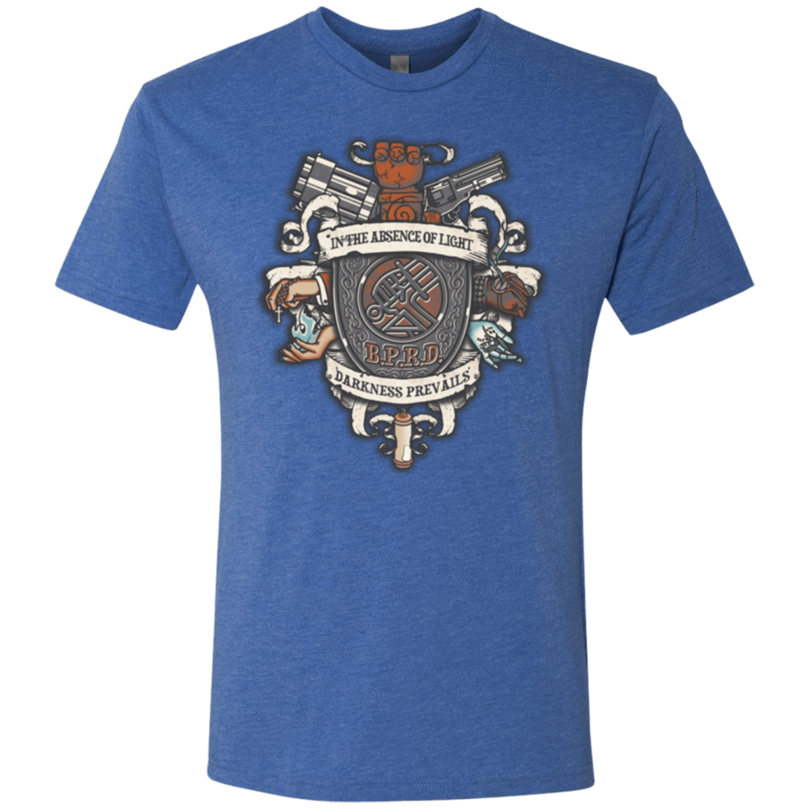 T-Shirts Vintage Royal / Small Paranormal Bureau Men's Triblend T-Shirt