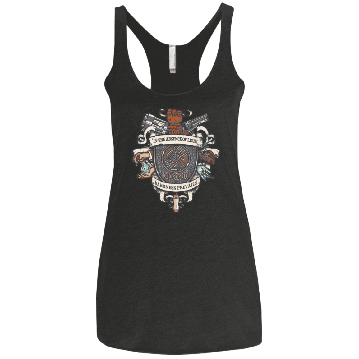 T-Shirts Vintage Black / X-Small Paranormal Bureau Women's Triblend Racerback Tank