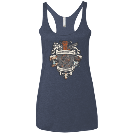 T-Shirts Vintage Navy / X-Small Paranormal Bureau Women's Triblend Racerback Tank