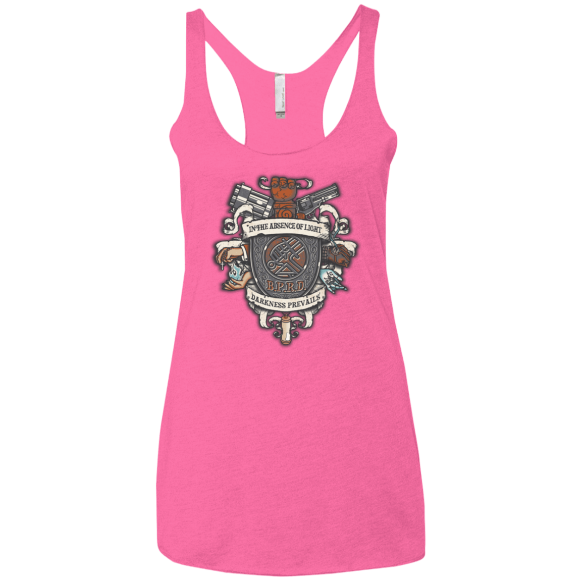 T-Shirts Vintage Pink / X-Small Paranormal Bureau Women's Triblend Racerback Tank