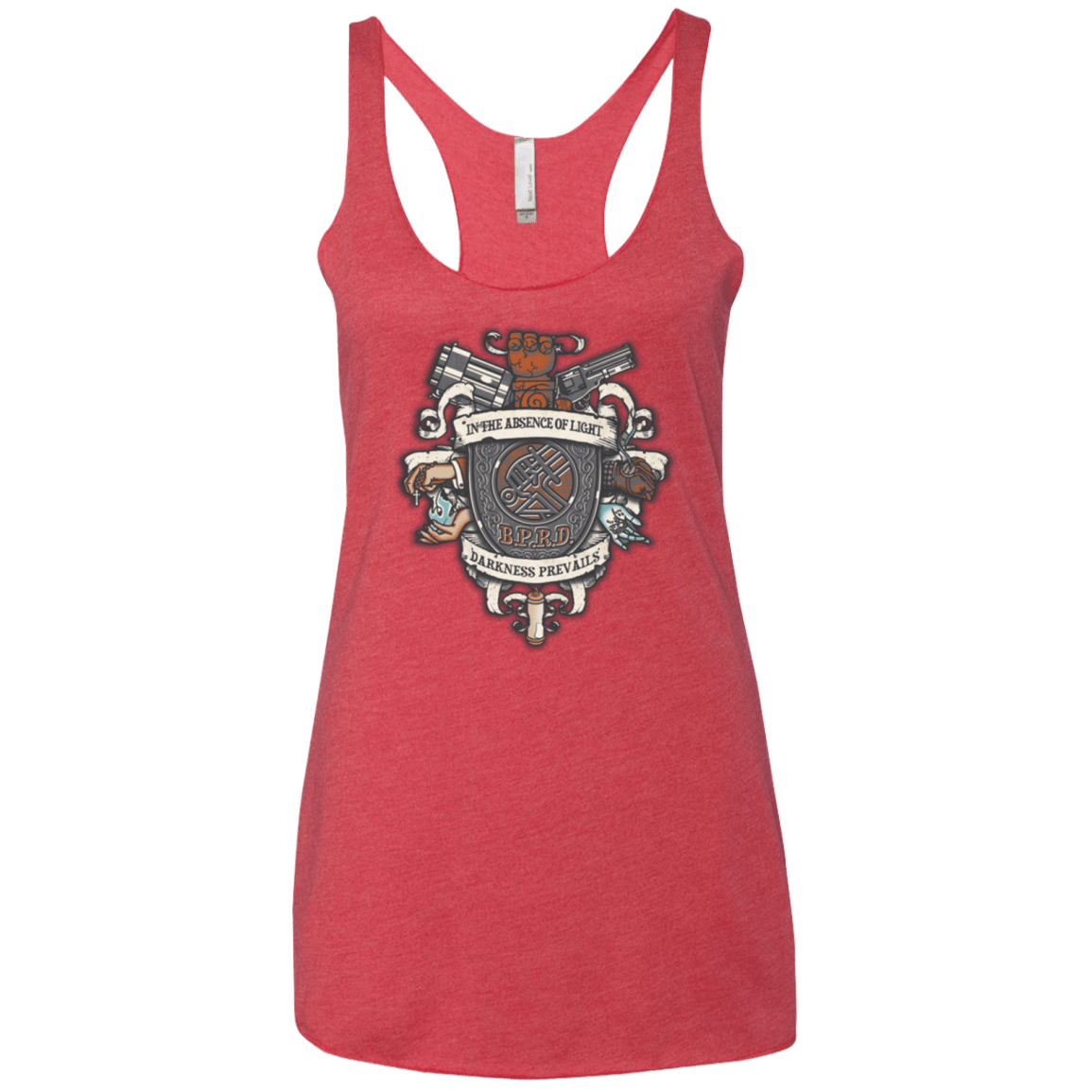 T-Shirts Vintage Red / X-Small Paranormal Bureau Women's Triblend Racerback Tank