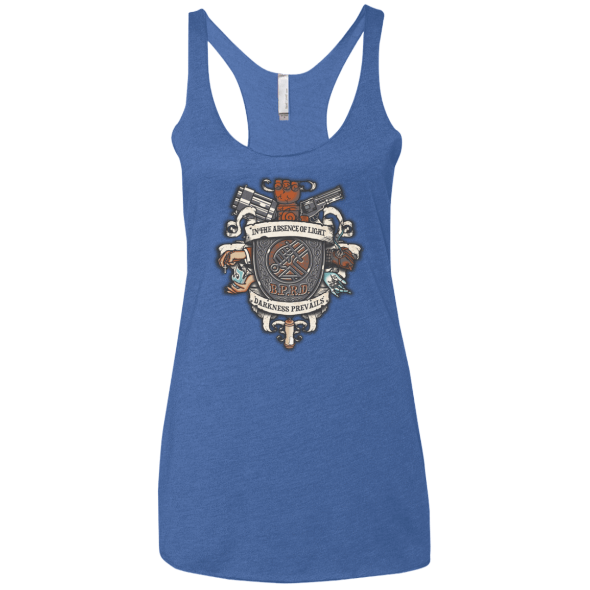 T-Shirts Vintage Royal / X-Small Paranormal Bureau Women's Triblend Racerback Tank