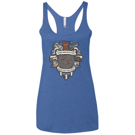T-Shirts Vintage Royal / X-Small Paranormal Bureau Women's Triblend Racerback Tank
