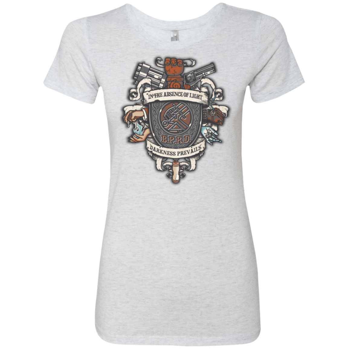 T-Shirts Heather White / Small Paranormal Bureau Women's Triblend T-Shirt