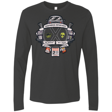 T-Shirts Heavy Metal / Small Paranormal files Crest Men's Premium Long Sleeve