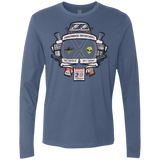 T-Shirts Indigo / Small Paranormal files Crest Men's Premium Long Sleeve