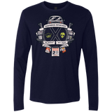 T-Shirts Midnight Navy / Small Paranormal files Crest Men's Premium Long Sleeve
