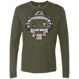 T-Shirts Military Green / Small Paranormal files Crest Men's Premium Long Sleeve