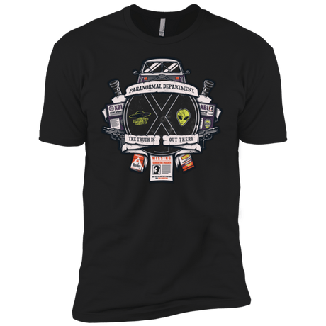 T-Shirts Black / X-Small Paranormal files Crest Men's Premium T-Shirt