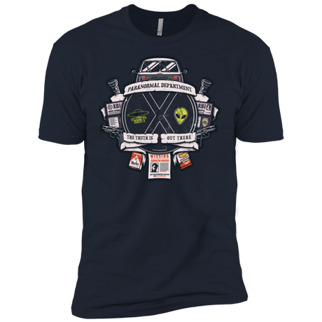 T-Shirts Midnight Navy / X-Small Paranormal files Crest Men's Premium T-Shirt